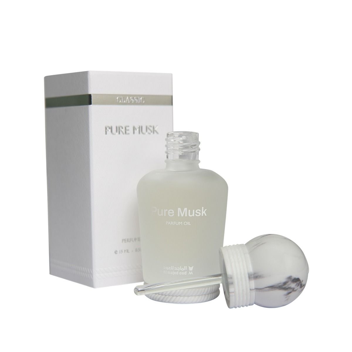 Pure Musk Concentrated Oil by Almajed for Oud – 15 ml