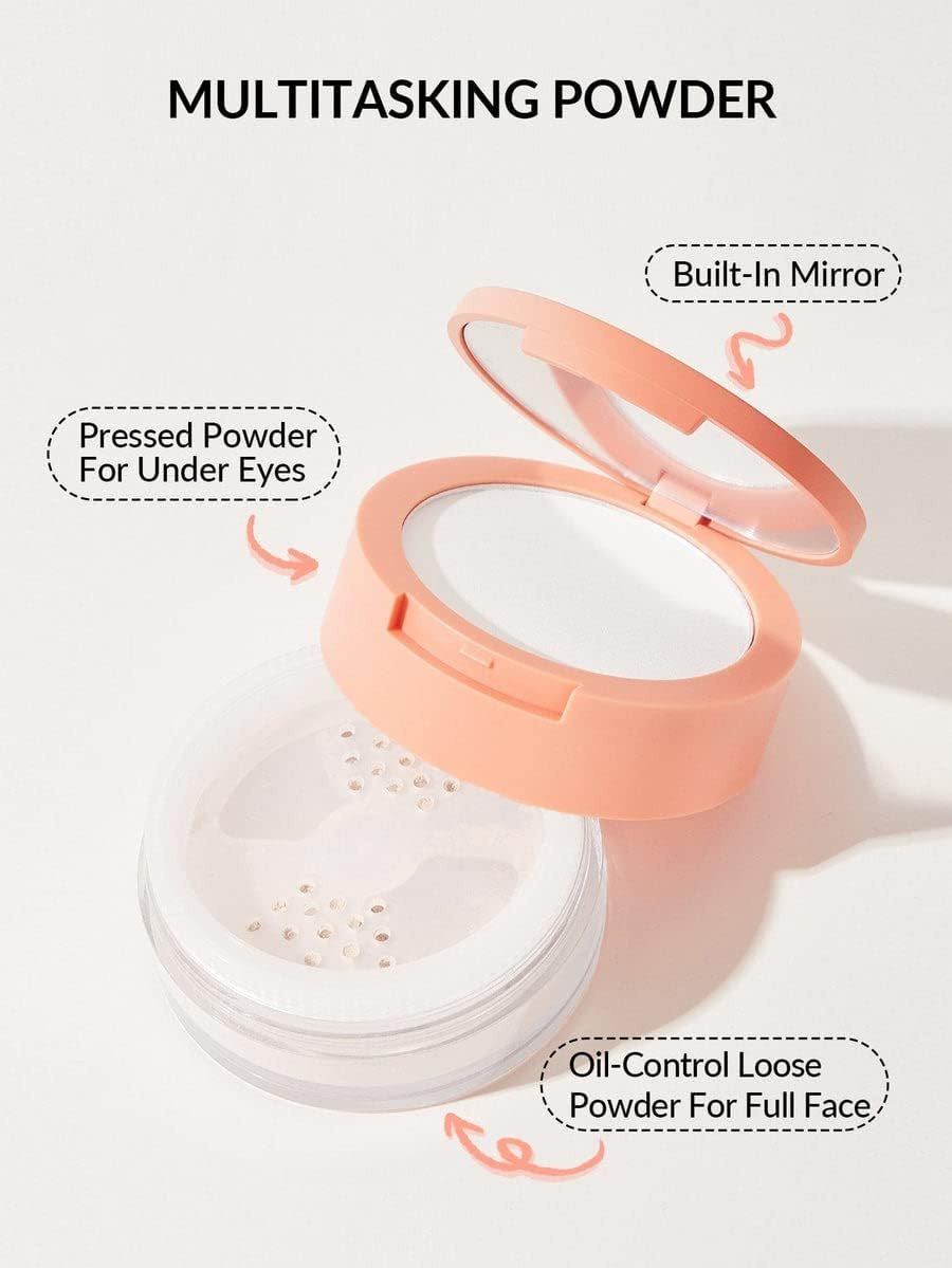 SHEGLAM Insta-Ready Face & Under Eye Setting Powder | 2-in-1