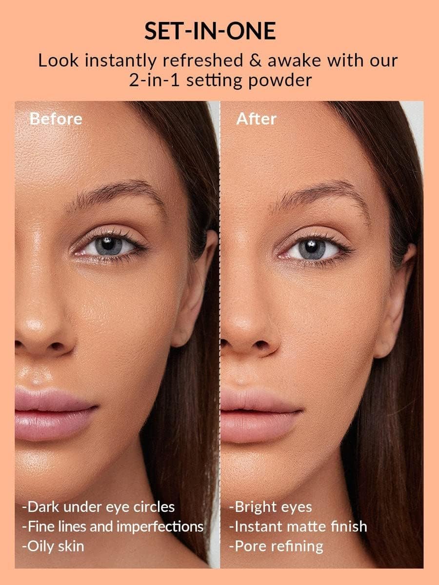 SHEGLAM Insta-Ready Face & Under Eye Setting Powder | 2-in-1