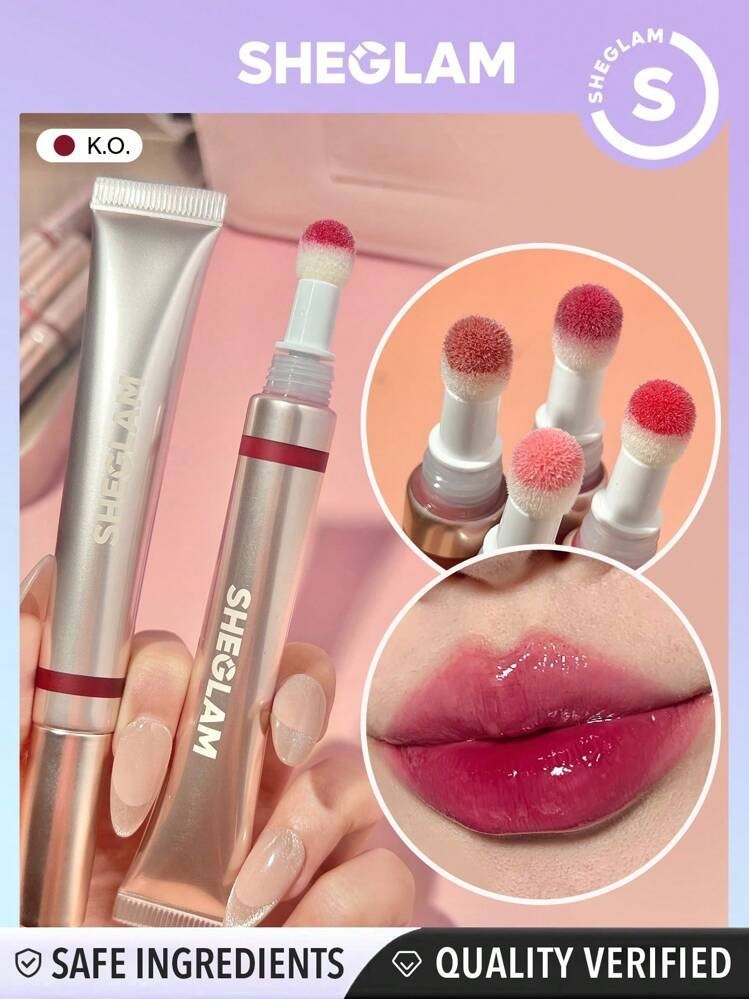 SHEGLAM Pout Pillow Cushion Lip Gloss - K.O