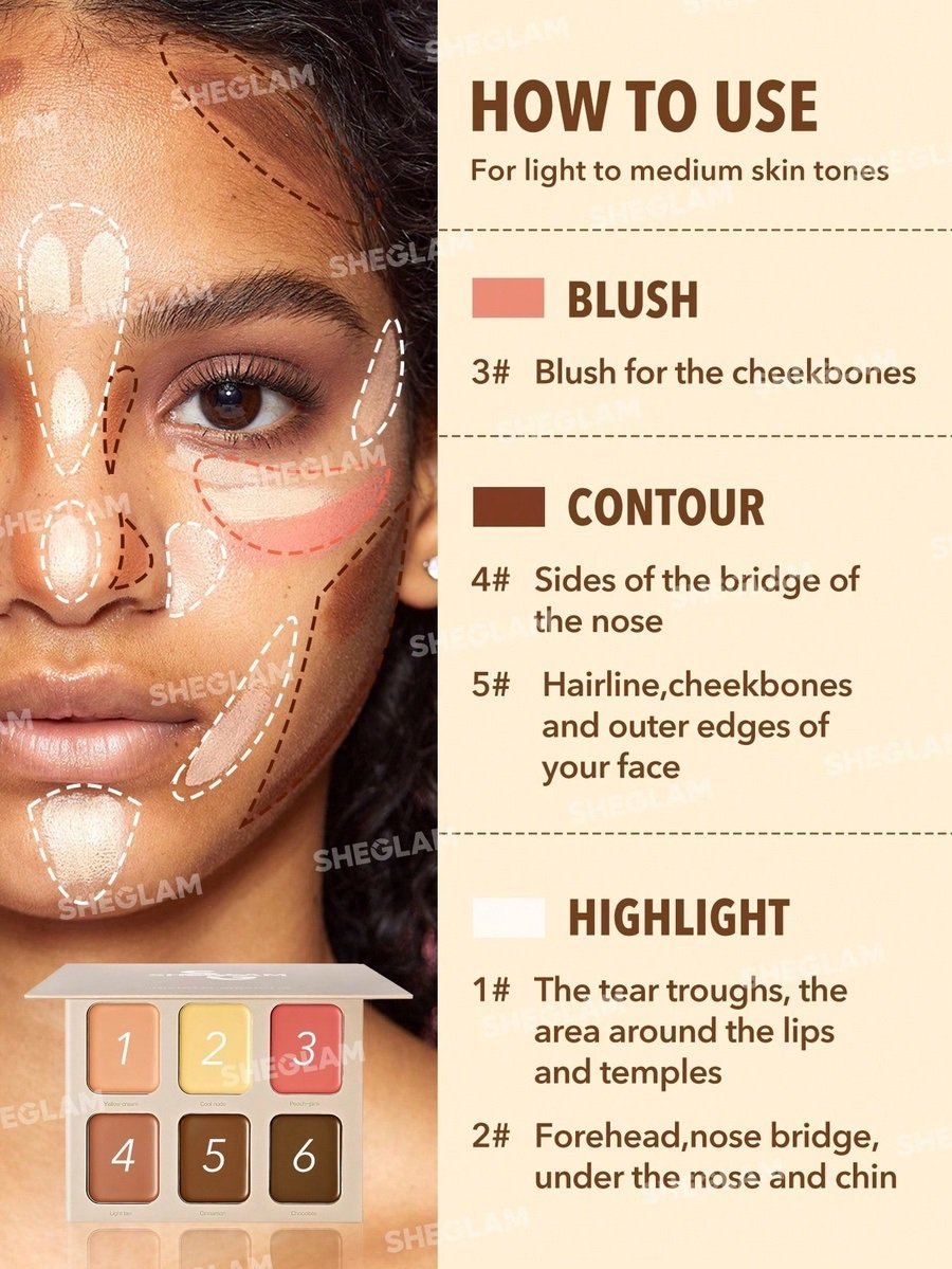 SHEGLAM Stereo Face Contour Palette