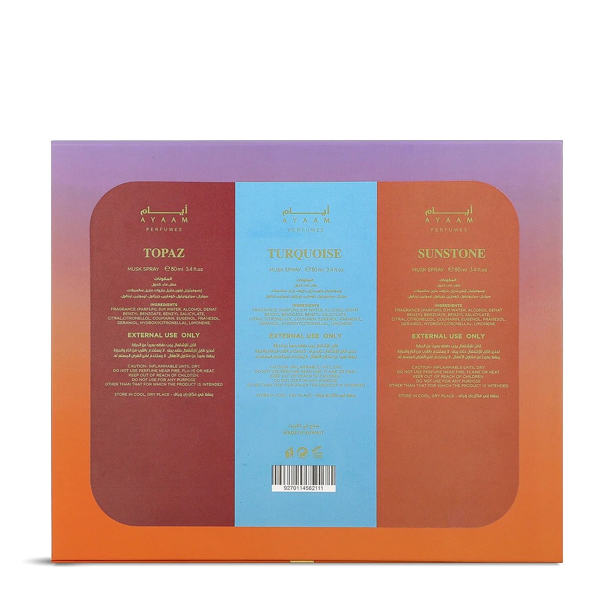Musk Collection 1 Day - 3 x 80 ml