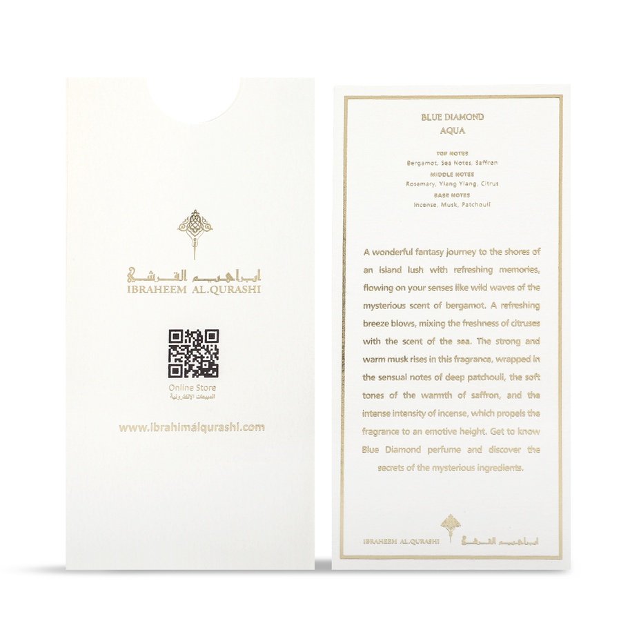 Blue Diamond Aqua Concentrated Perfume – Ibrahim Al-Qurashi | 200 ml Unisex