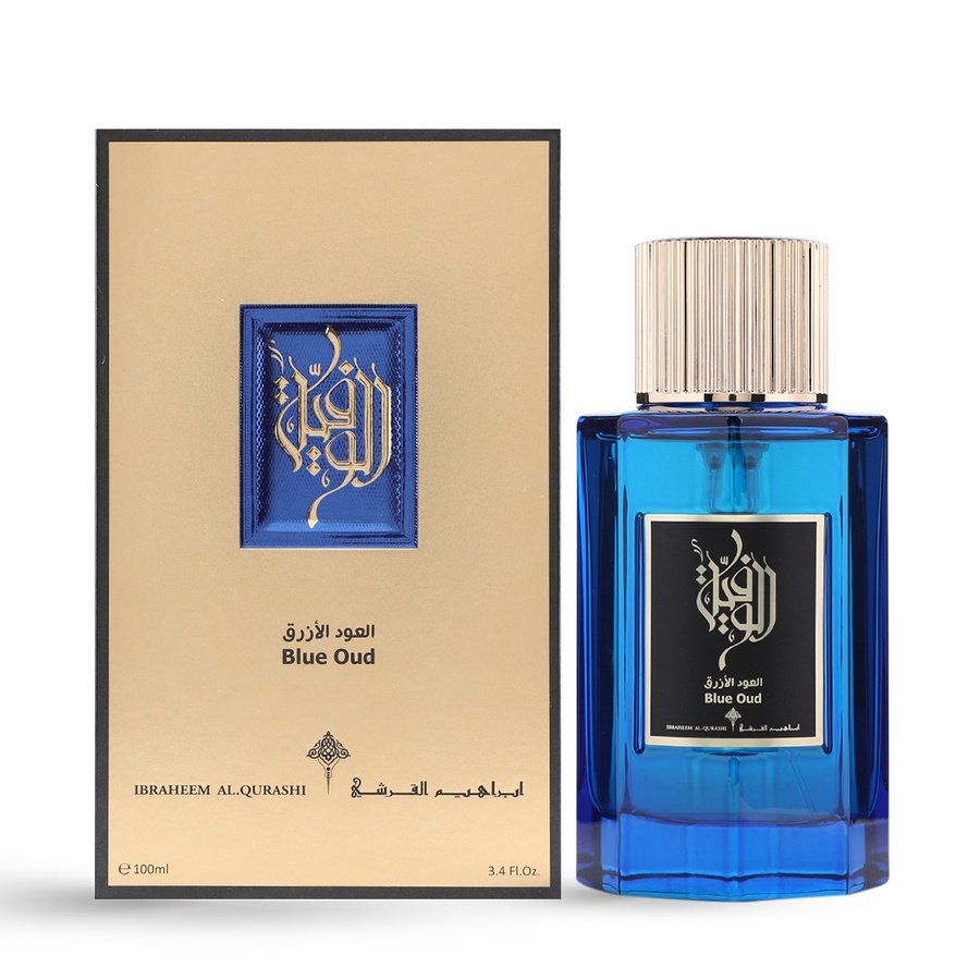 Al Wafiah Blue Oud Perfume by Ibrahim Al Qurashi – 100ml Unisex