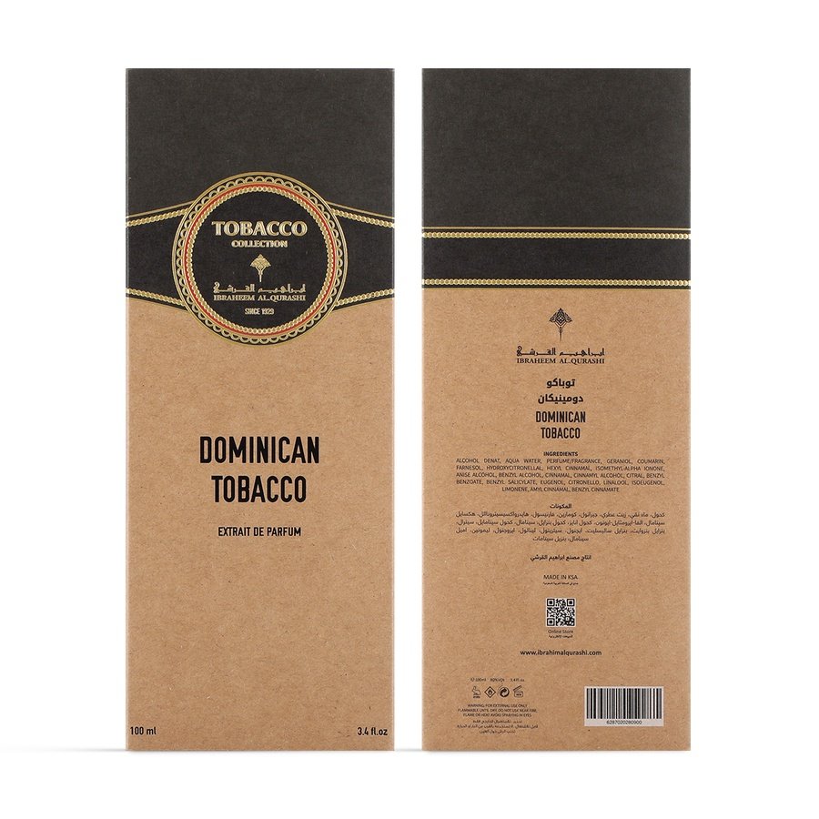 Dominican Tobacco Concentrated Perfume by Abraaj - 100 ml | Unisex