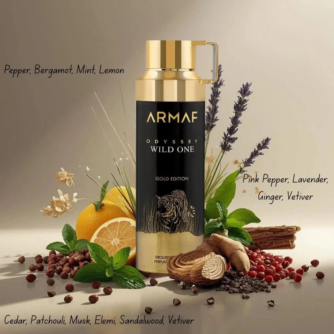 Armaf Odyssey Wild One Body Spray - 200ml | For Men