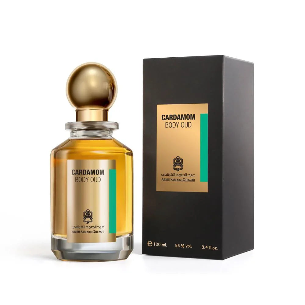 Abdul Samad Al Qurashi Cardamom Body Oud Perfume - 100ml | Unisex