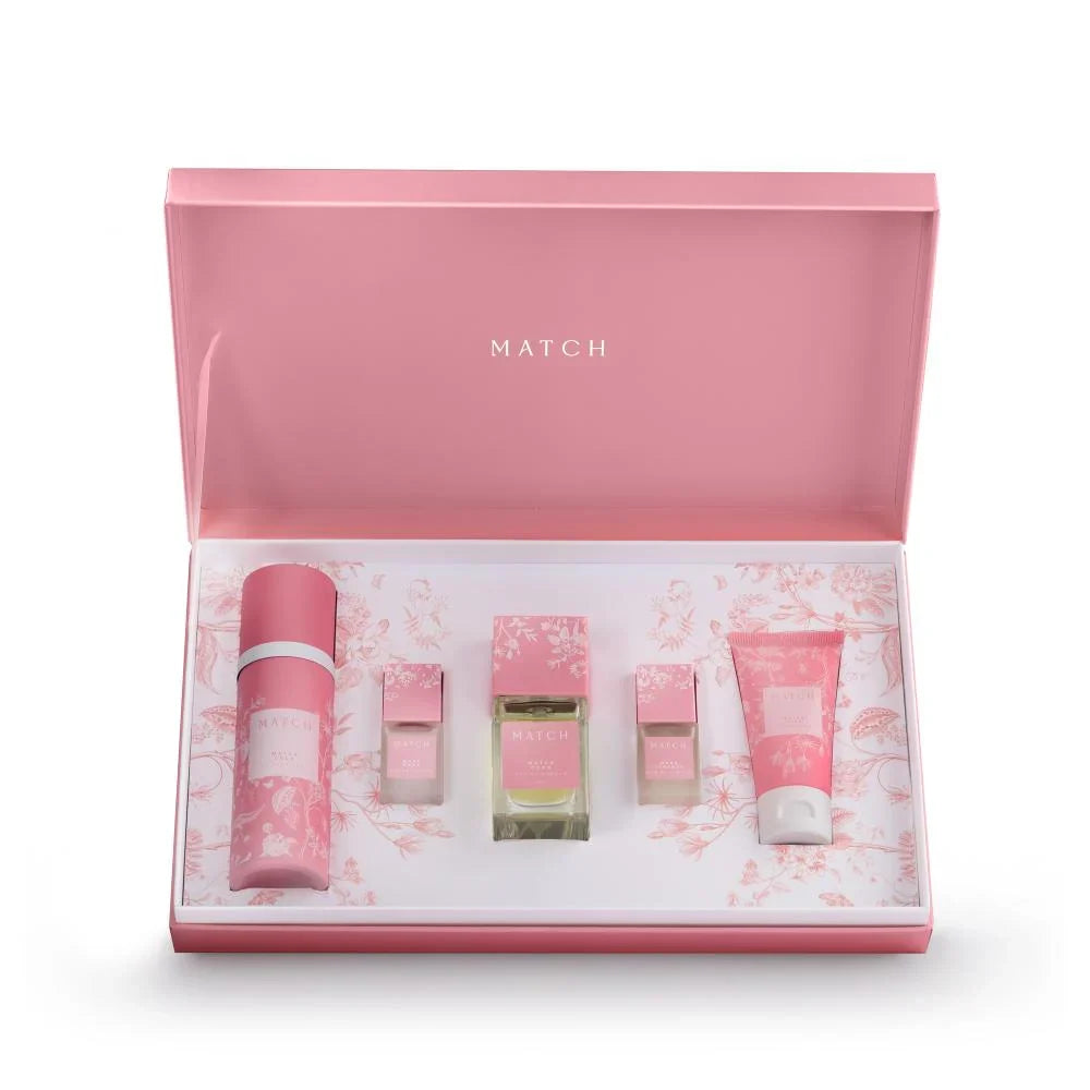 Pink Set by Match - 5 Pieces for Women