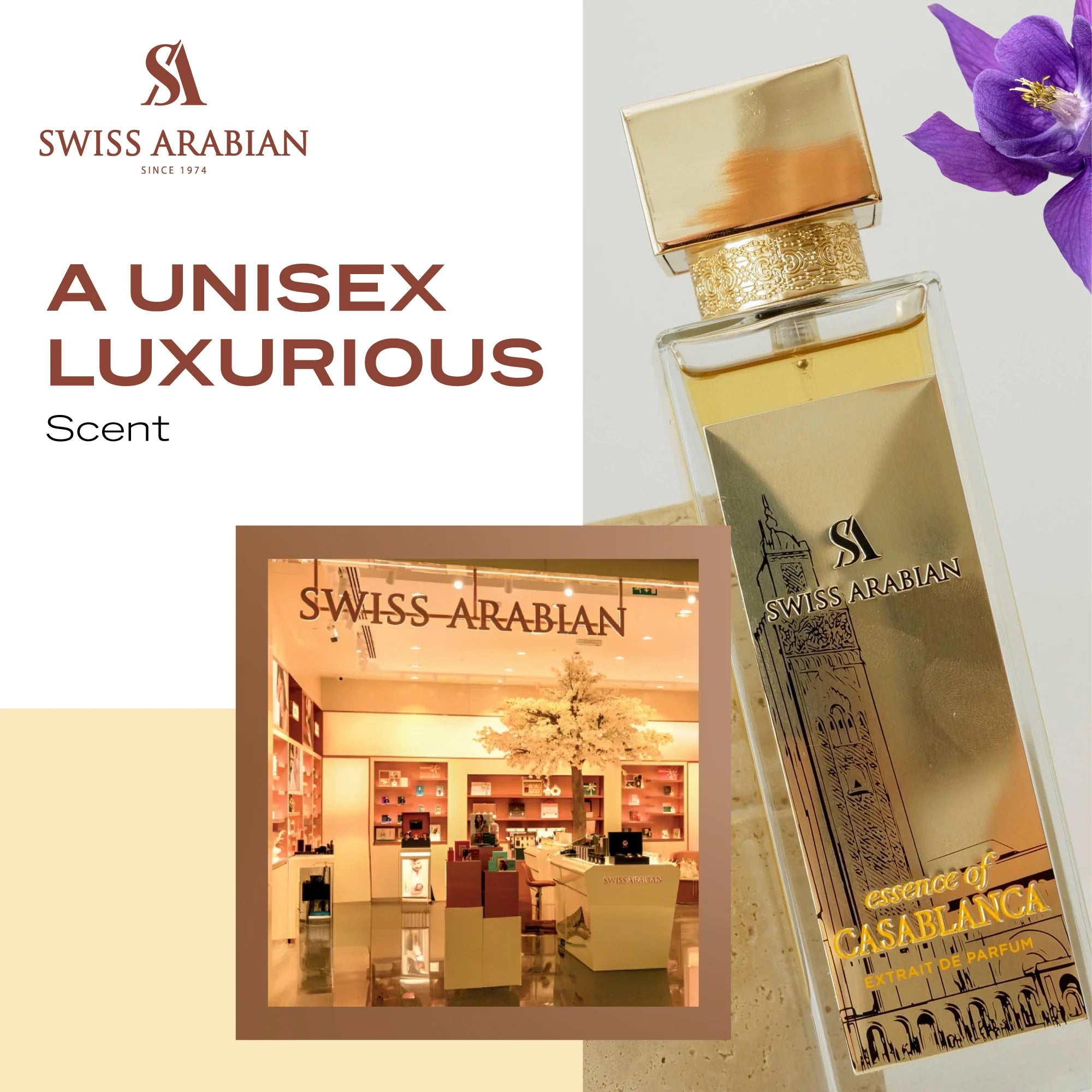 Swiss Arabian Essence of Casablanca Concentrated Perfume - 100ml Unisex