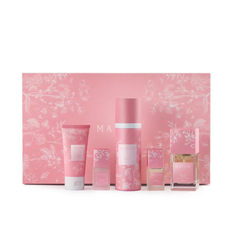Pink Set by Match - 5 Pieces for Women