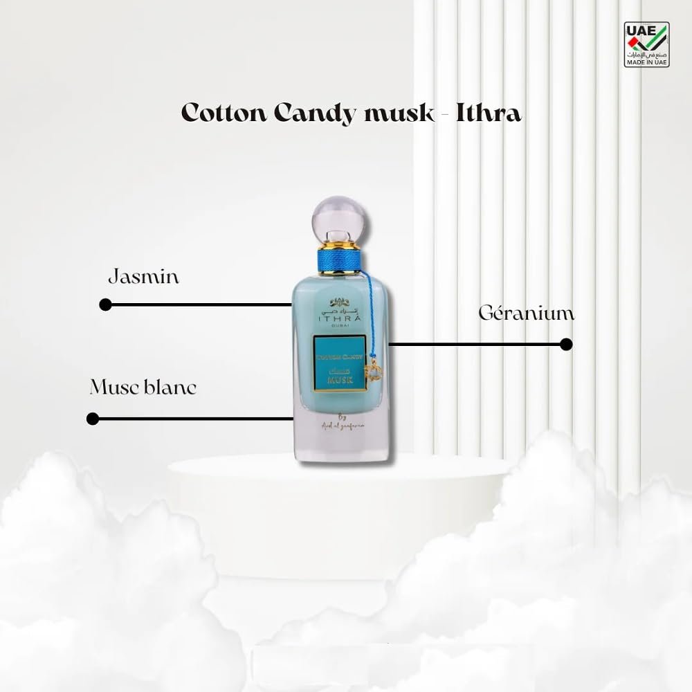 Musk Ethraa Candy Cotton by Ard Al Zaafaran - 100ml