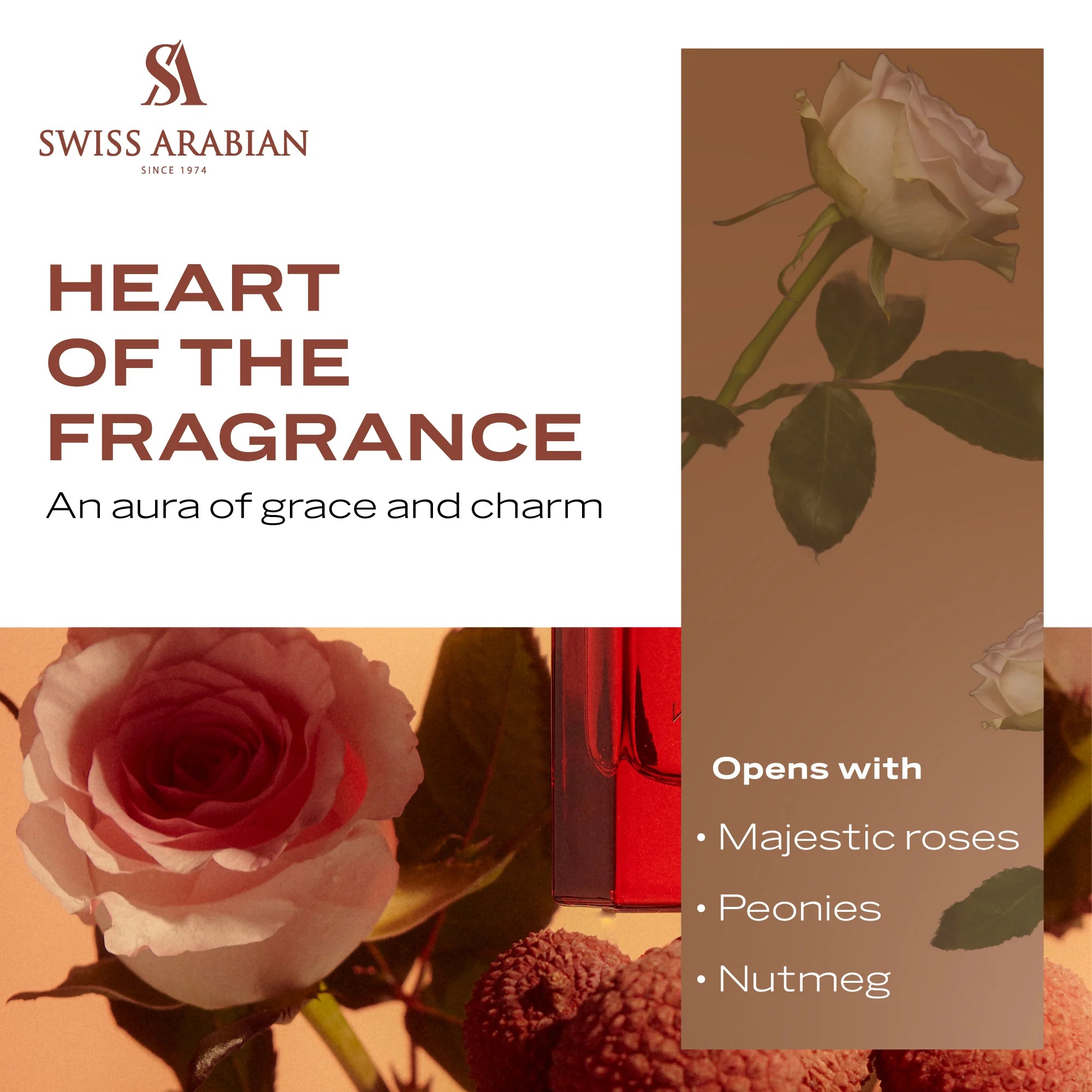 Swiss Arabian Rose 01 Perfume - 50ml