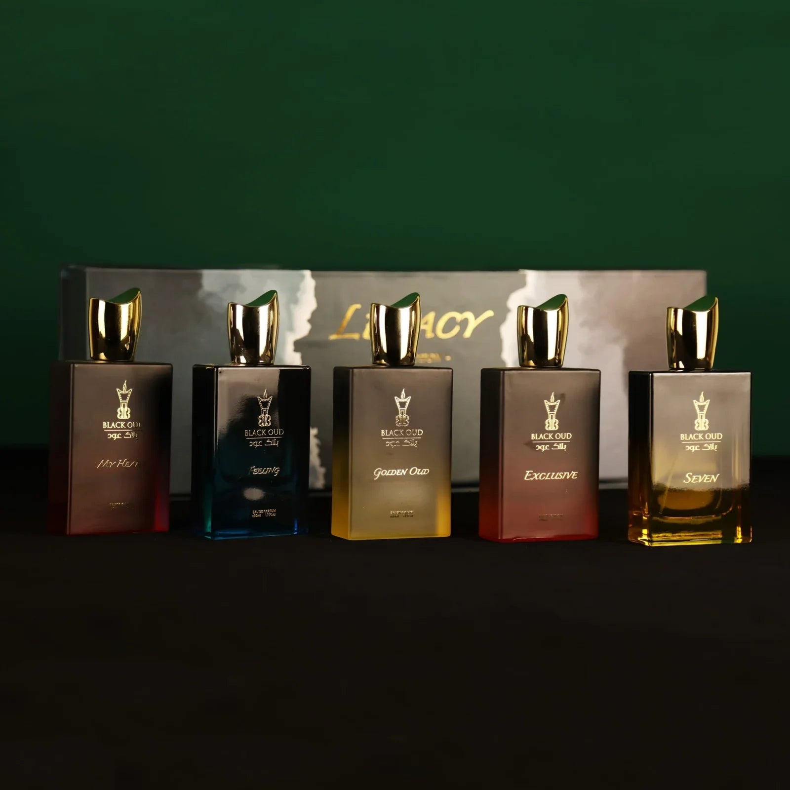 Legacy Box by Black Oud - Luxury Gift Set | 5 Unisex Perfumes