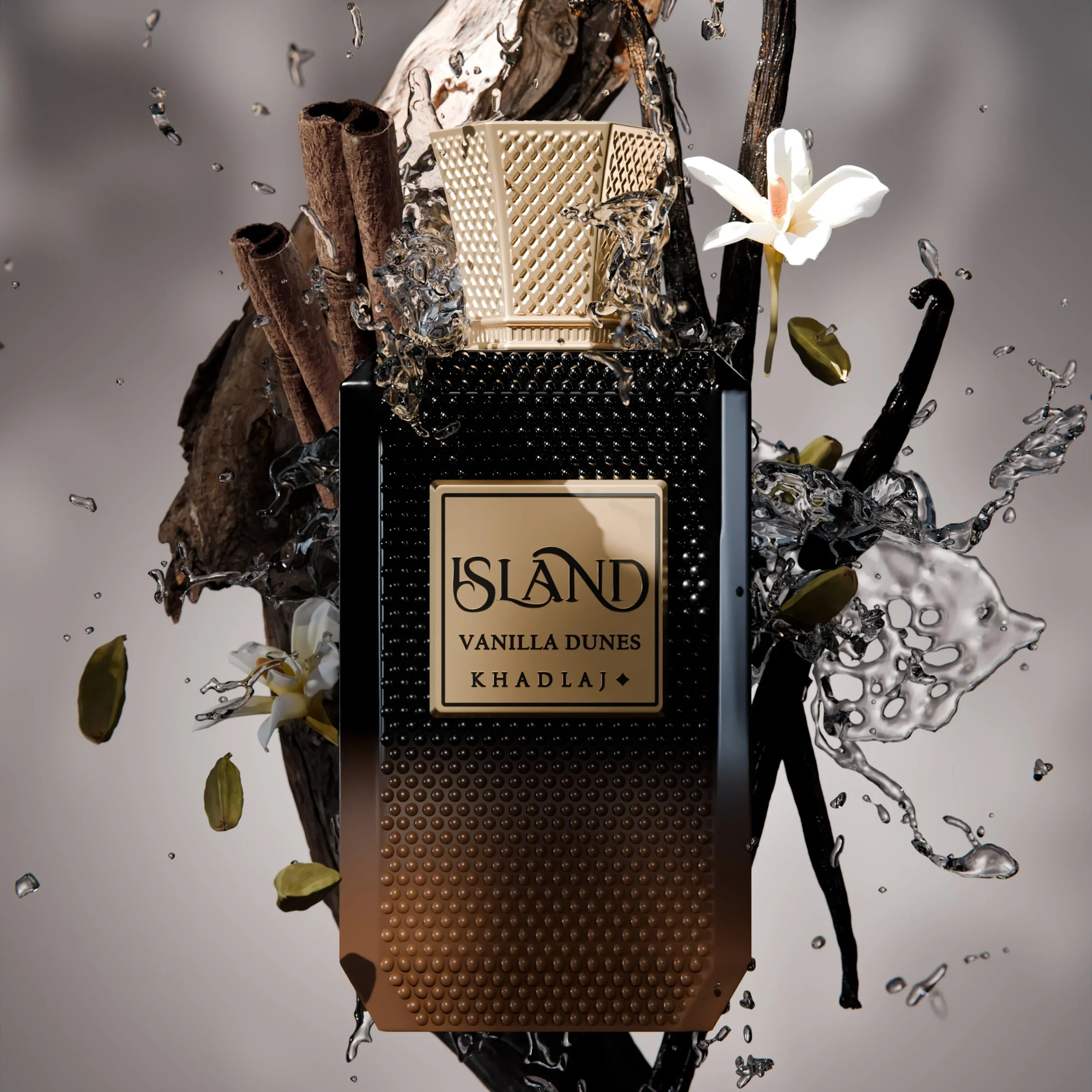 Island Vanilla Dunes Perfume by Khadlaj - 100ml Extrait De Parfum | Unisex