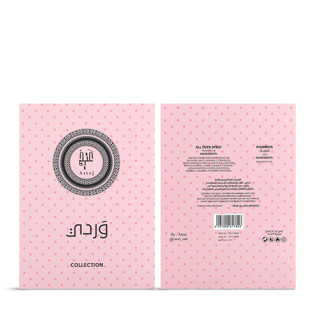 Pink Set by Ateej - Two Pieces for Women