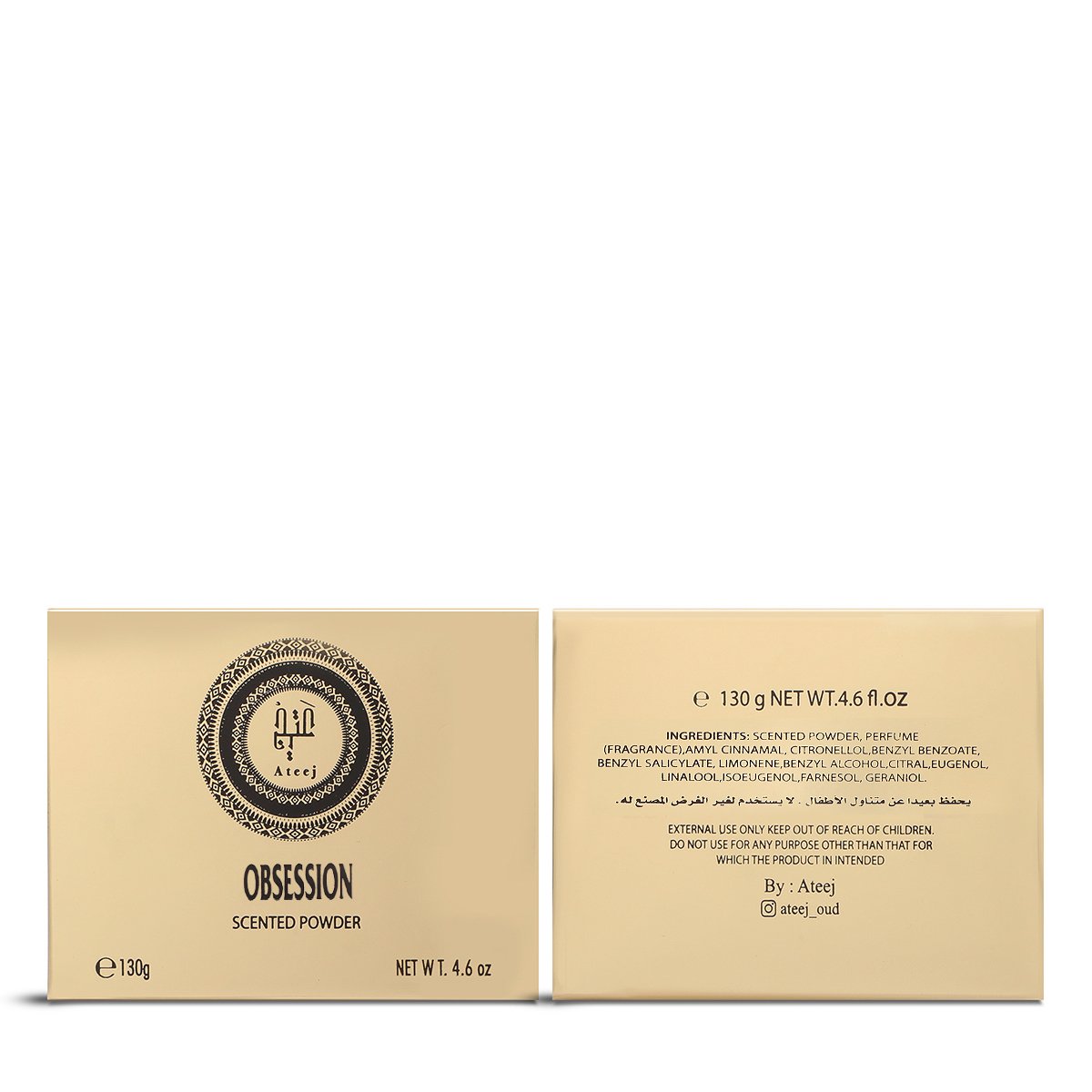 Ateej Obsession Scented Powder - 130g | For Women