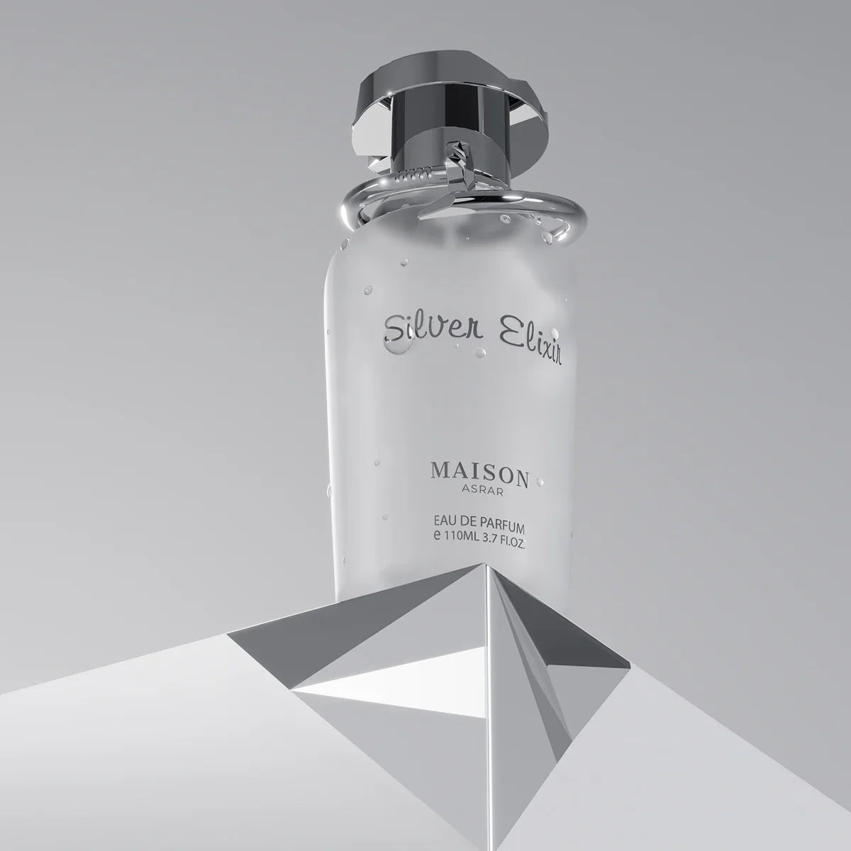 Elixir Silver Perfume Maison Asrar Collection by Gulf Orchid - 110ml | Unisex