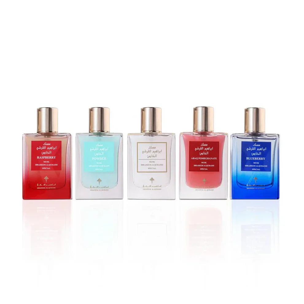 Cute Musk Perfume Set by Ibrahim Al-Qurashi – 5 x 30ml | Unisex