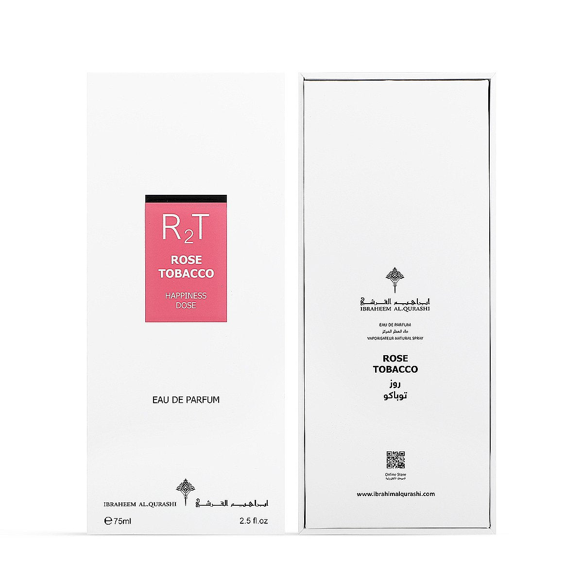 Ibrahim Al Qurashi - Jourat Farah Rose Tobacco Perfume - 75 ml | Unisex