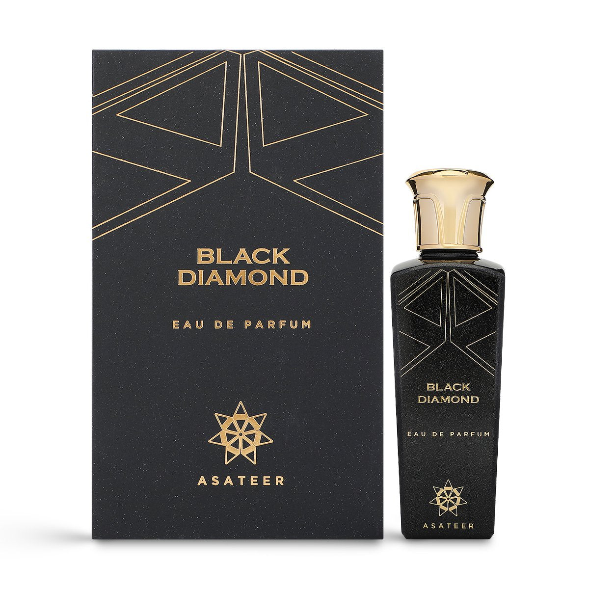 Black Diamond Concentrated Perfume by Asateer - 80 ml Unisex