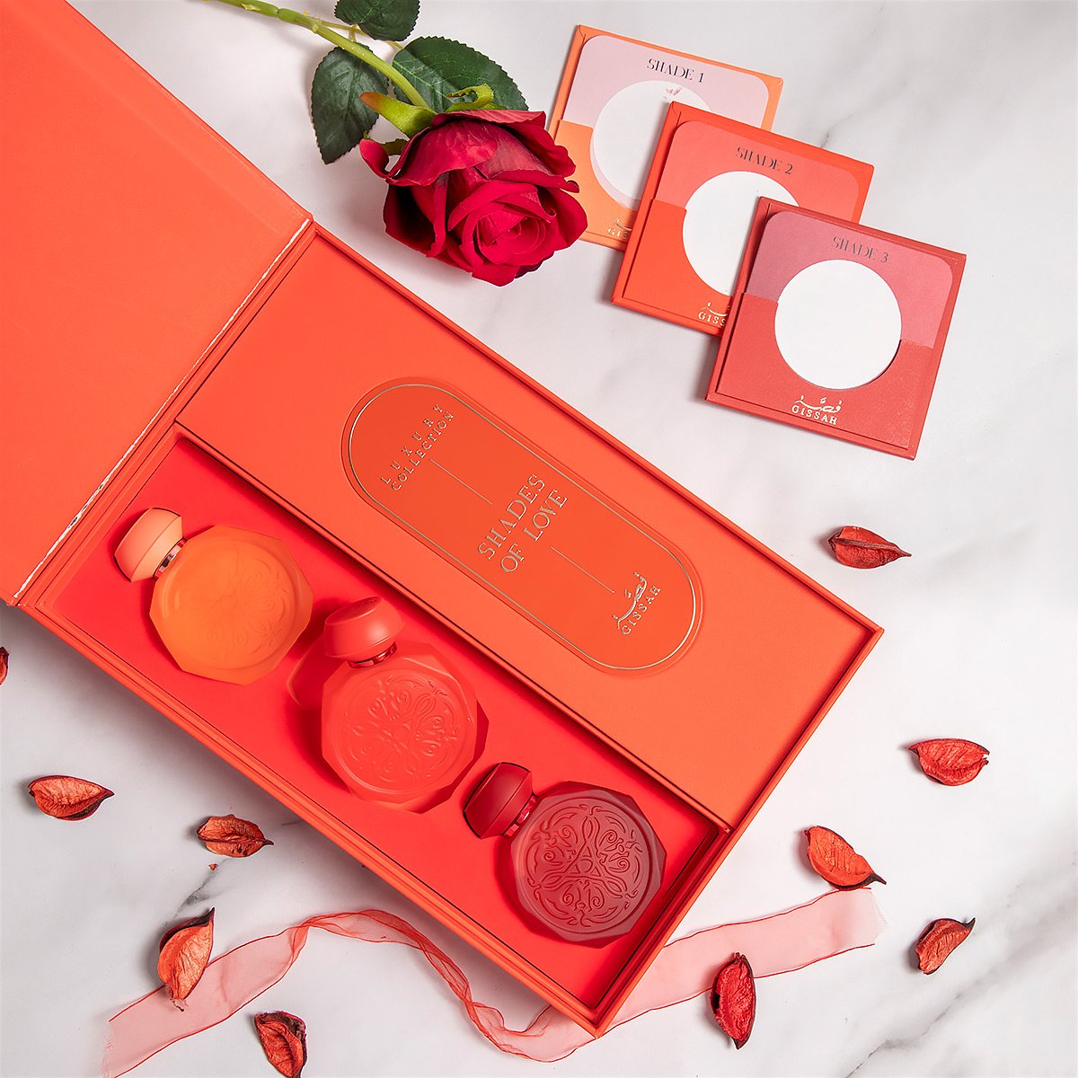 Shades of Love Collection by Qessa - 3 x 30ml | Concentrated Perfumes | For Women