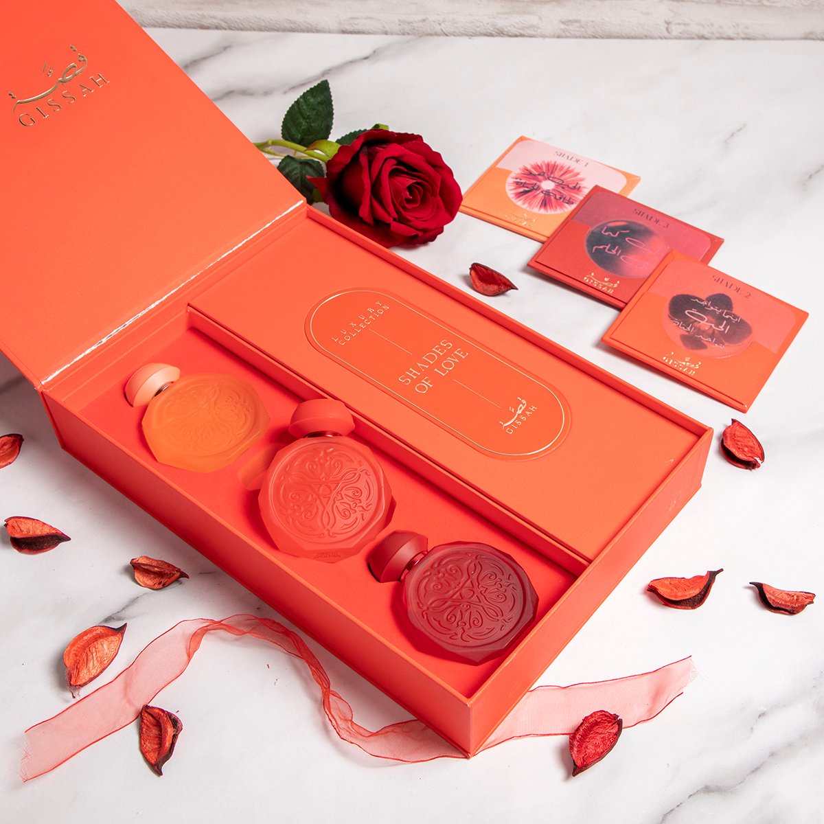 Shades of Love Collection by Qessa - 3 x 30ml | Concentrated Perfumes | For Women