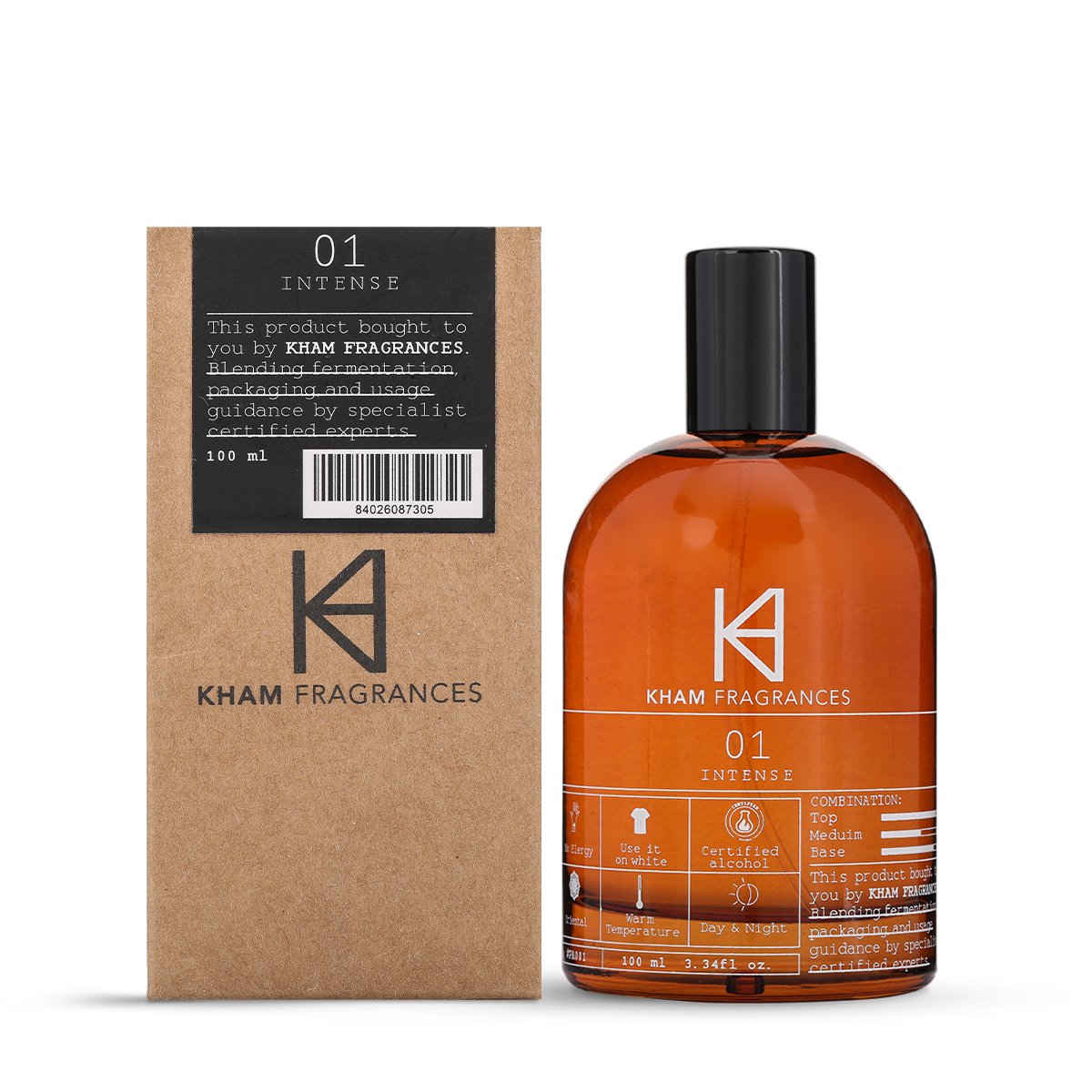 01 Highly Concentrated Raw Perfume - 100ml Unisex