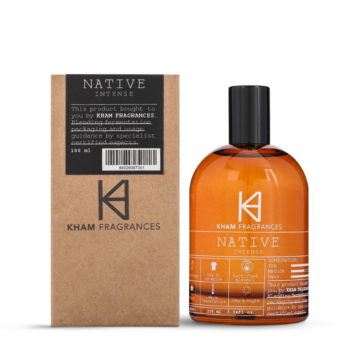 Native Perfume, Highly Concentrated Raw - 100 ml | Unisex