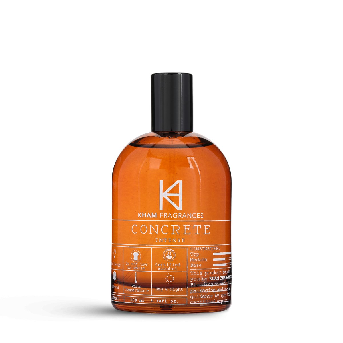 Concrete Intense Perfume by Kham - 100ml | Unisex