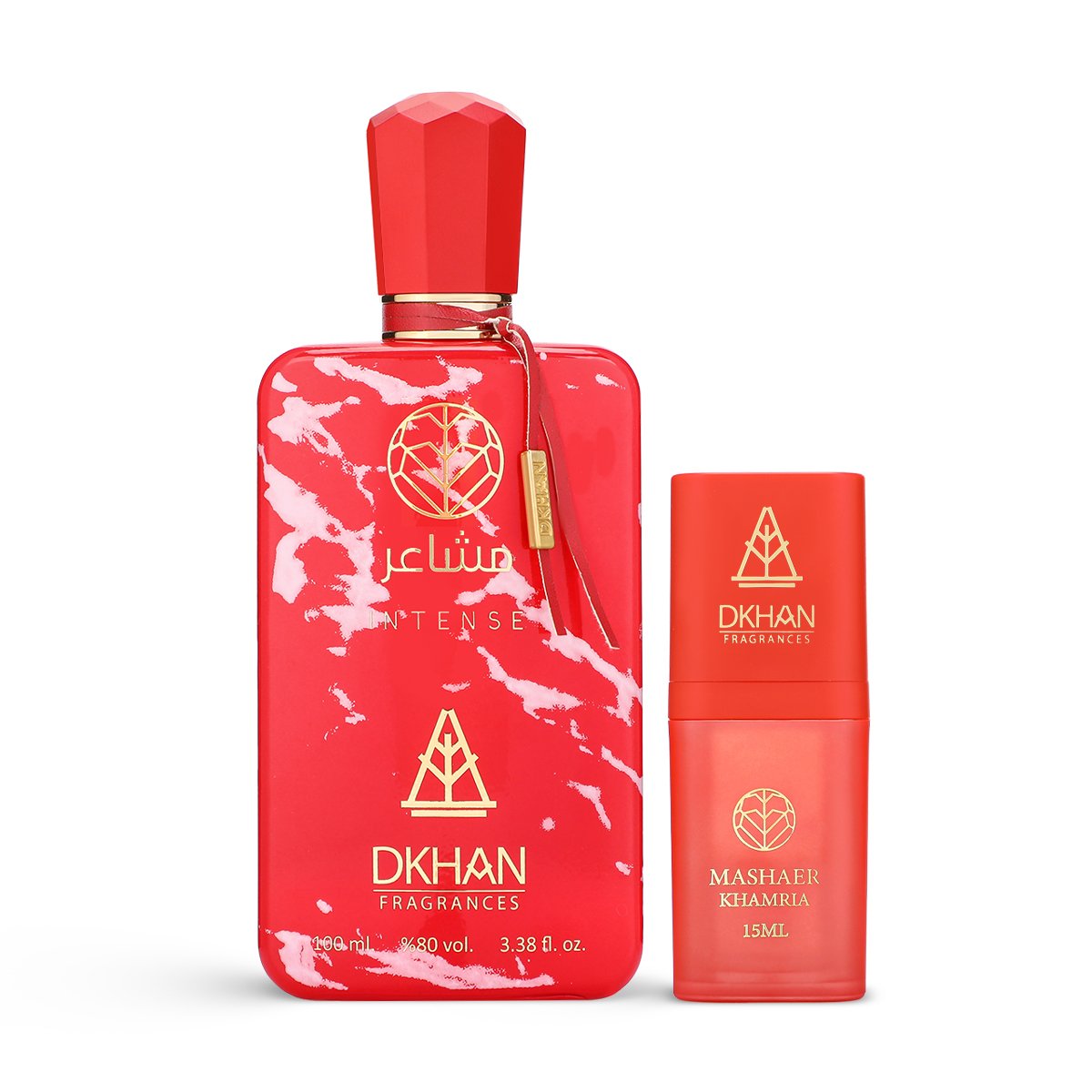 مجموعة مشاعر المركز من دخان – عطر 100 مل + خمرية 15 مل | للجنسين
