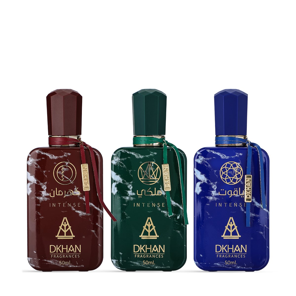 مجموعة عطور سنتد ستونز من دخان – 3 × 50 مل | للجنسين