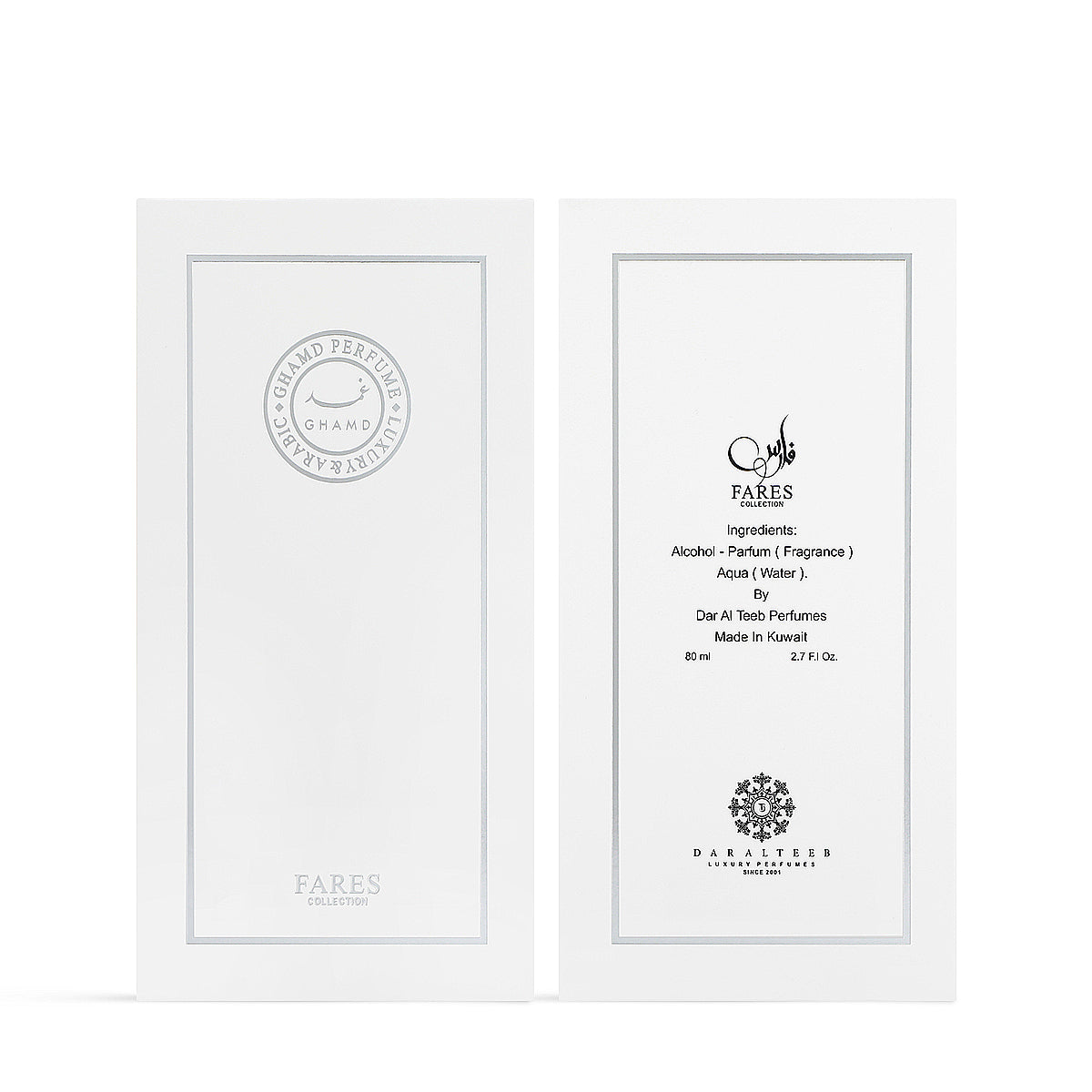 Ghamad Concentrated Perfume by Fares Collection from Dar Al Tayeb - 80ml Unisex
