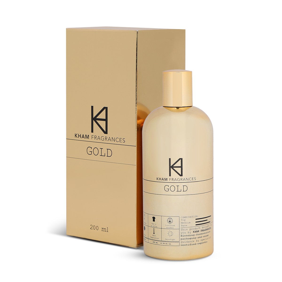Gold Perfume by Kham - 200 ml | Unisex
