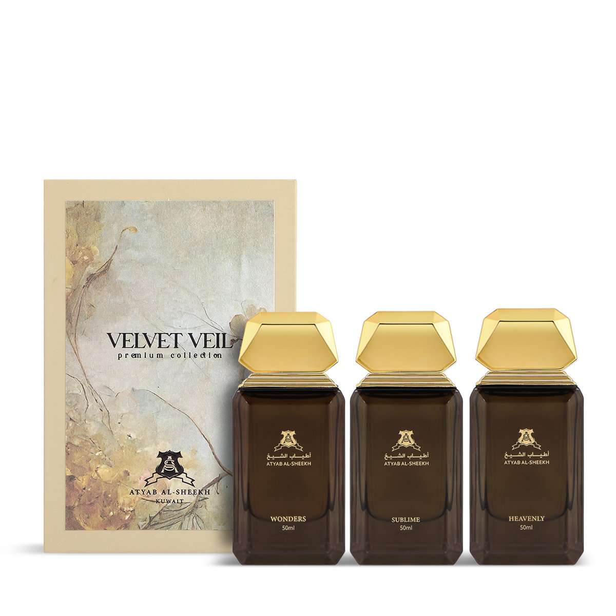 Velvet Veil Elite Collection from Ateeb Al Sheikh – 3 x 50 ml | Unisex