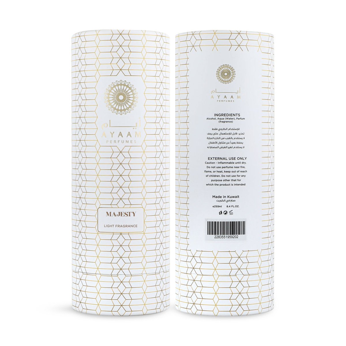 Ayam Majestee Perfume - 250ml | Unisex