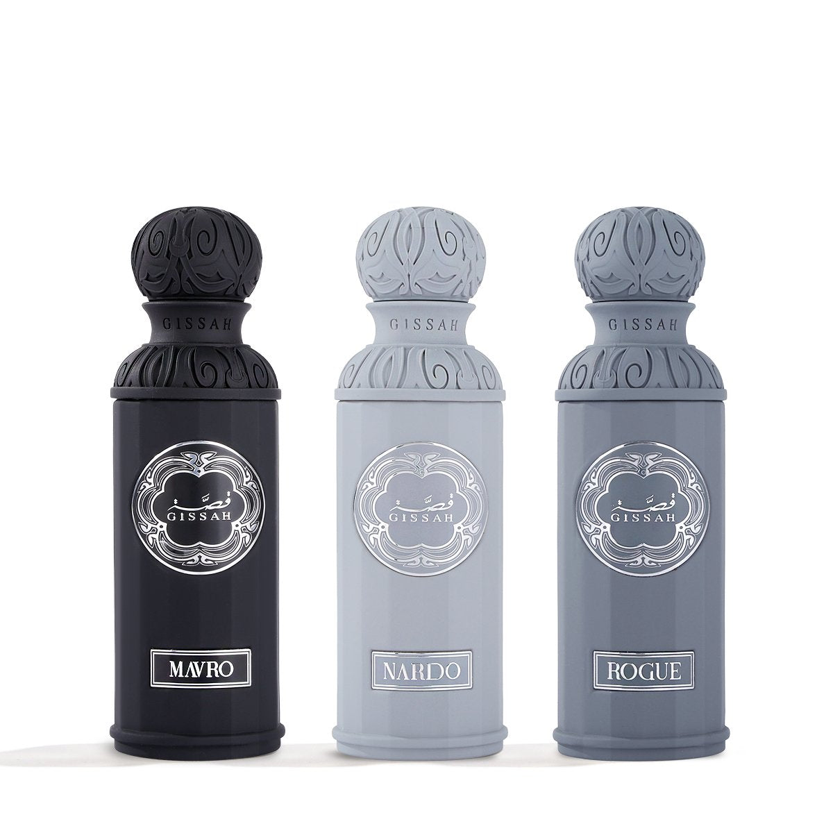 Graphite Collection by Qissa - 3 x 50ml | Concentrated Perfumes | For Men