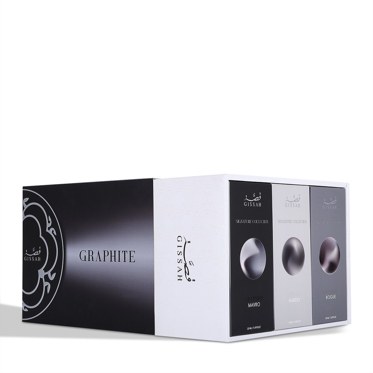 Graphite Collection by Qissa - 3 x 50ml | Concentrated Perfumes | For Men