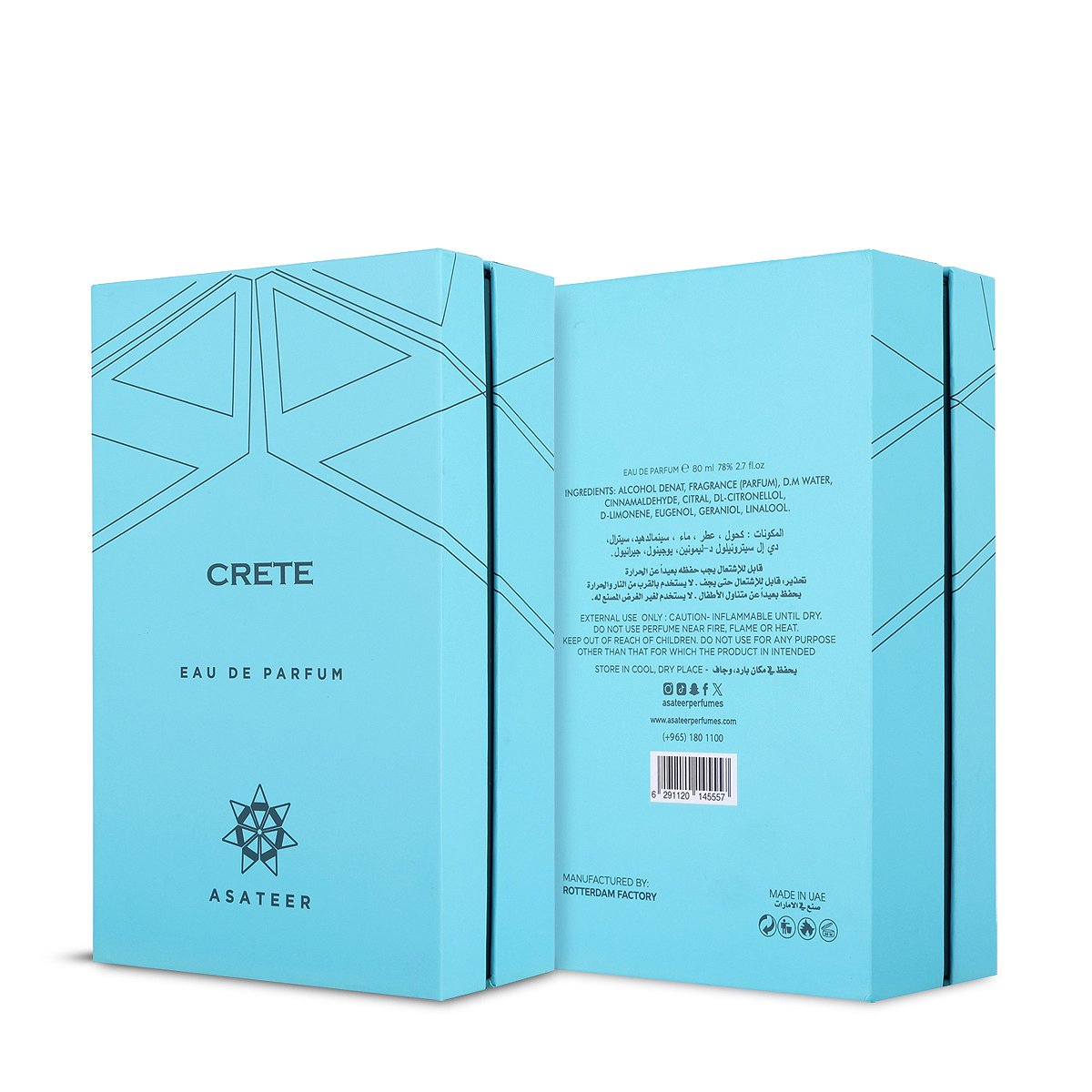 Crete Perfume by Asateer - 80ml Unisex