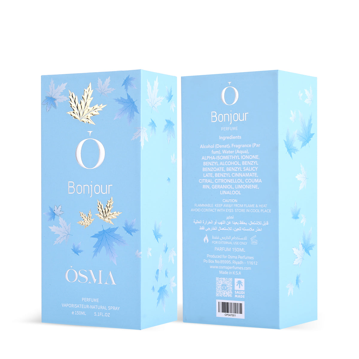 Bonjour Perfume by Osma - 150ml Unisex