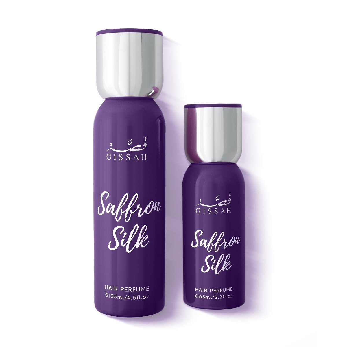 Qissa Saffron Silk Hair Mist Set - 135ml + 65ml | 2 Pieces