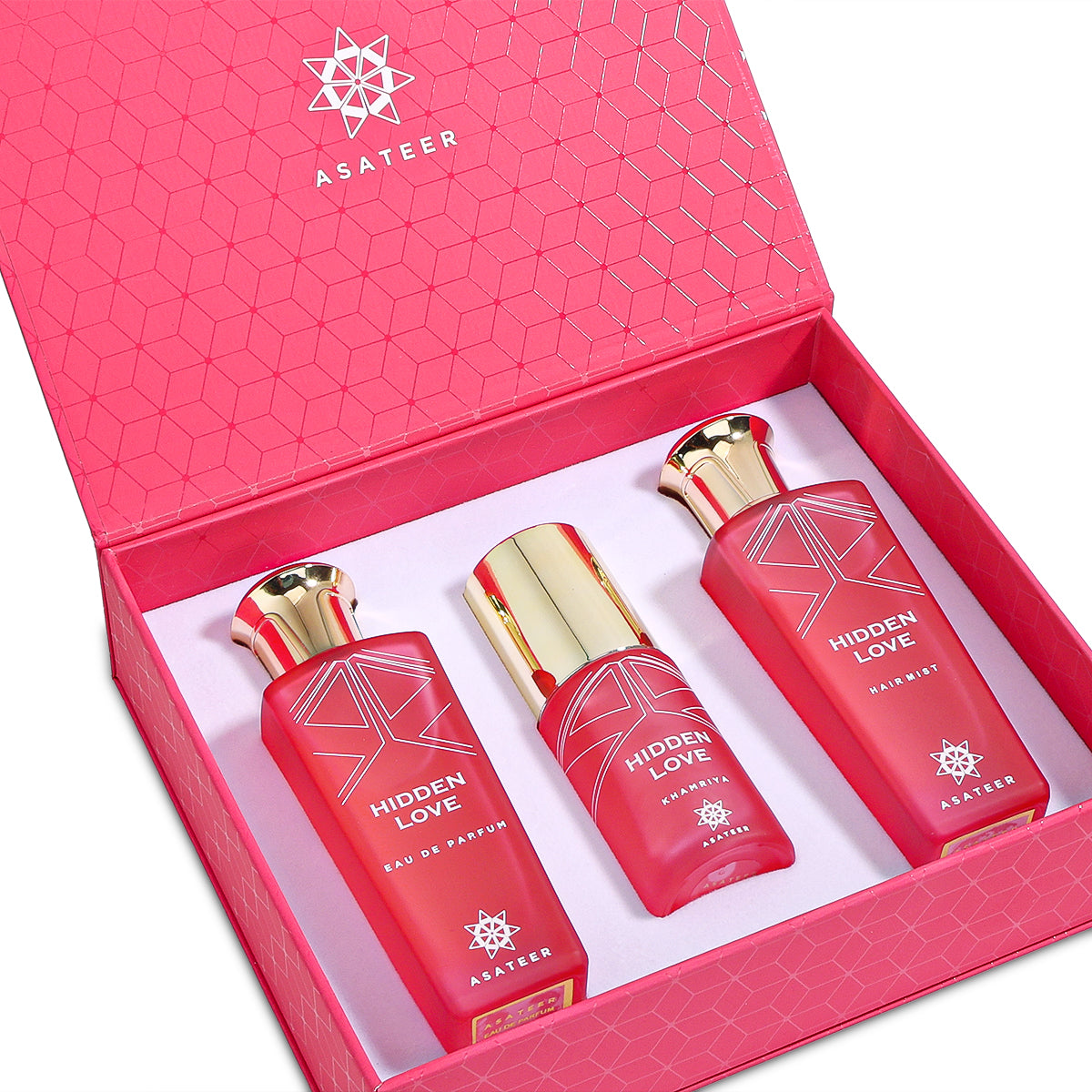 Hidden Love Fragrance Set by Asateer - 3 Pieces for Women