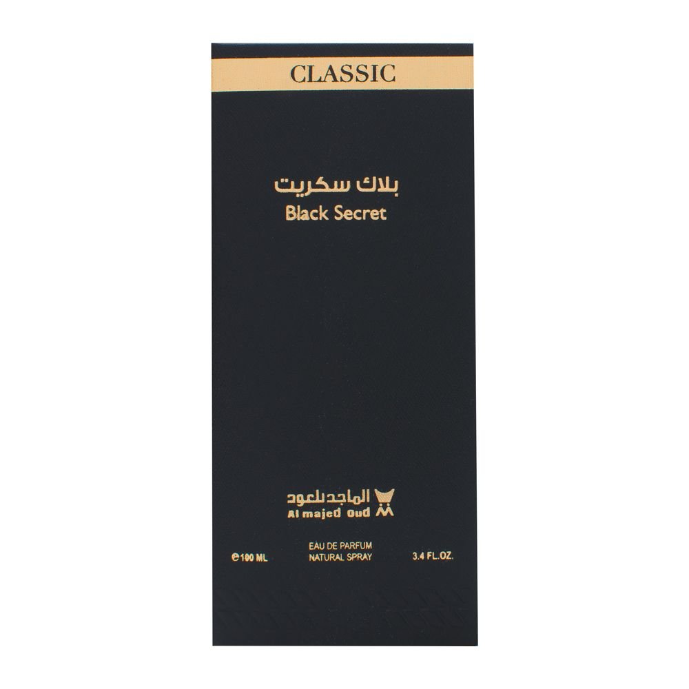 Black Secret Classic Perfume - Almajed for Oud - 100 ml | Unisex