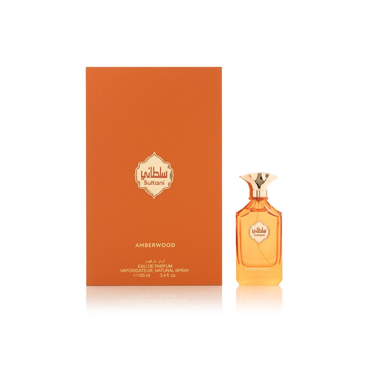 Sultani Amber Wood Perfume by Arabian Oud - 100ml | Unisex