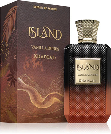 Island Vanilla Dunes Perfume by Khadlaj - 100ml Extrait De Parfum | Unisex