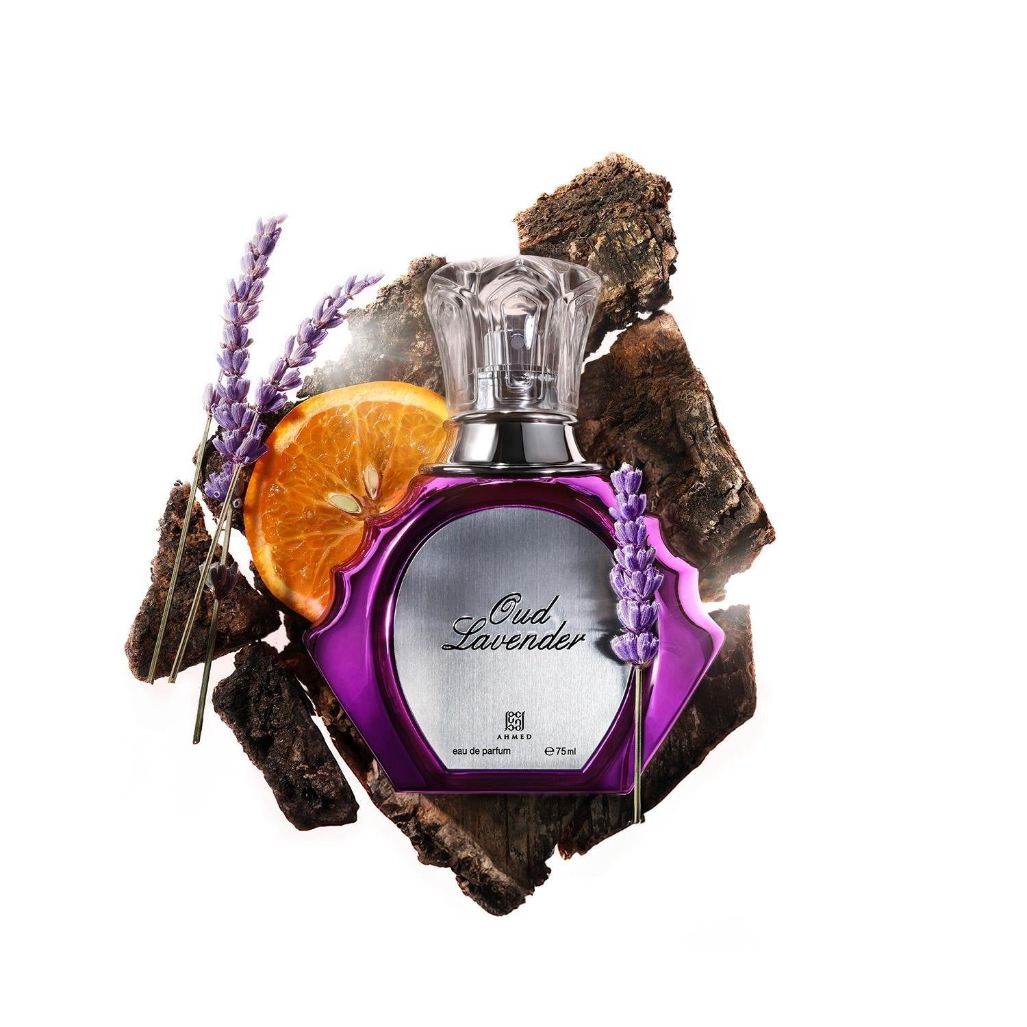 Ahmed Al Maghribi Oud Lavender Perfume - 75ml | Unisex