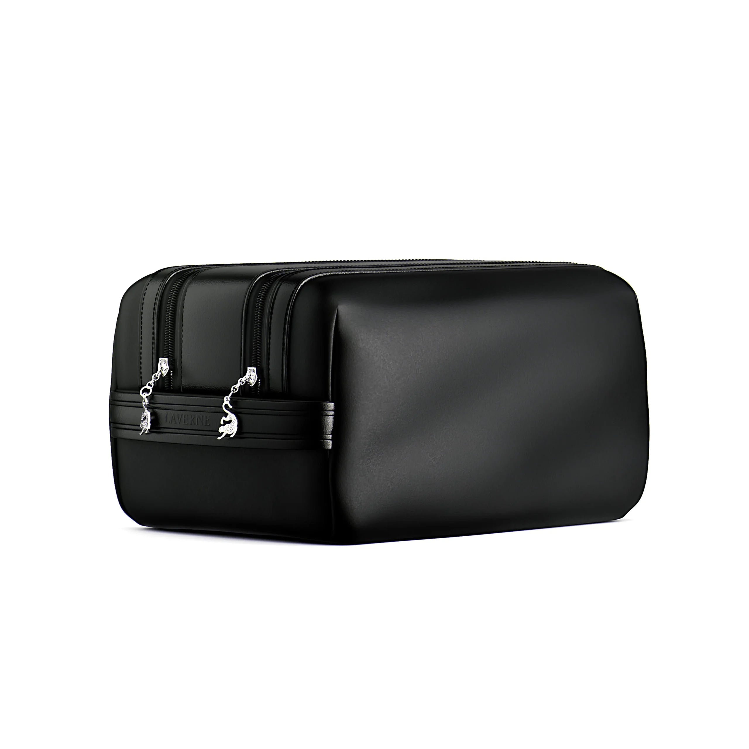 Laverne Luxury Men's Bag – Black Leather