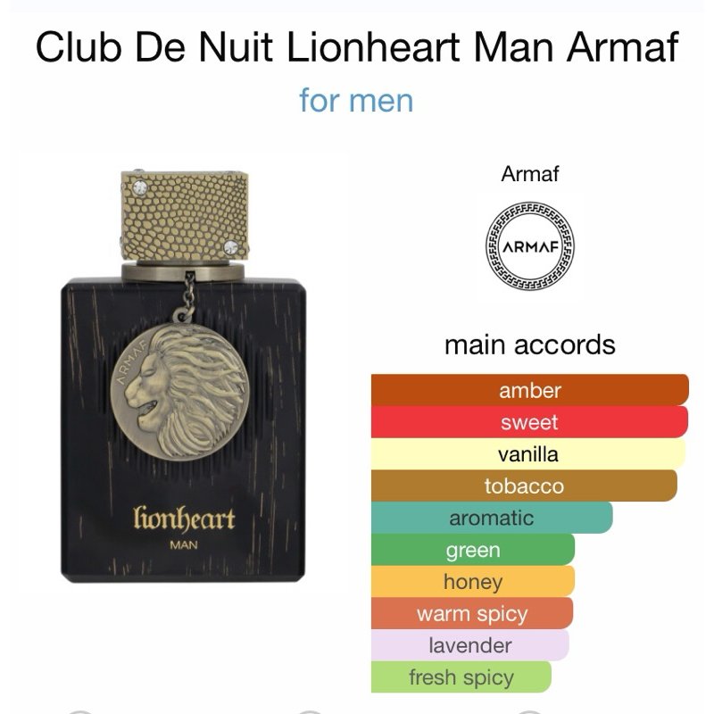 Club De Nuit Lionheart for Men - Armaf | 100ml