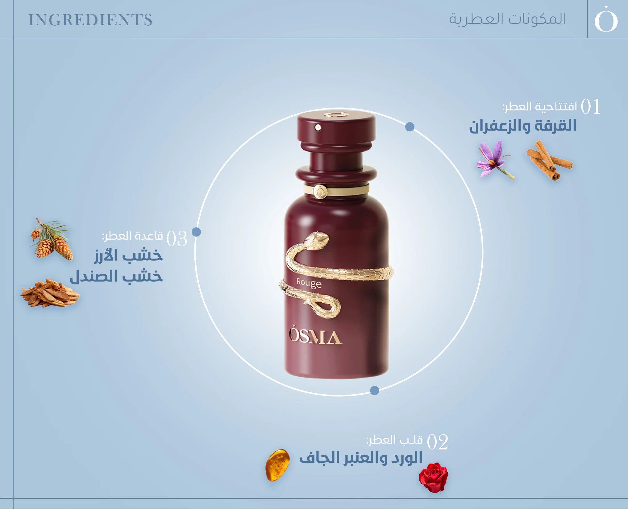 Osma Rouge Perfume - 100ml Unisex